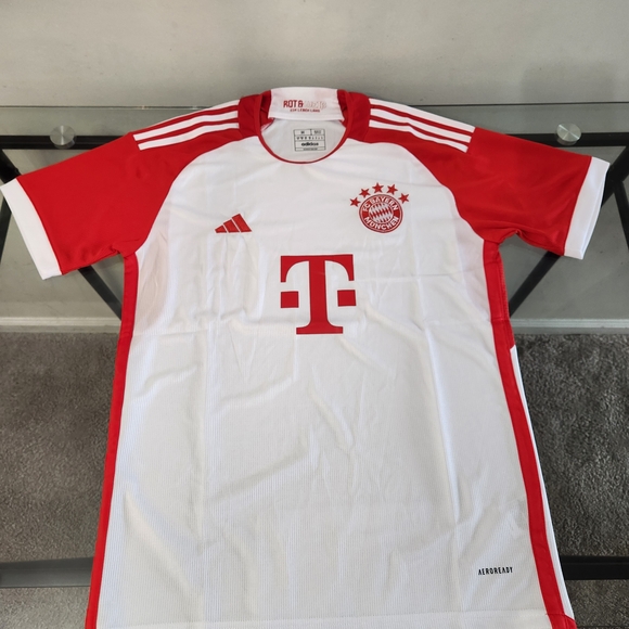 adidas Other - Bayern Munich White and Red Soccer Jersey